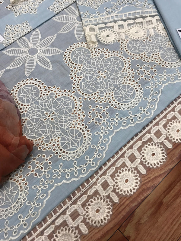 Adan Libas | Sky Blue - Luxury Lawn Collection Replica