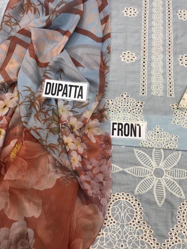 Adan Libas | Sky Blue - Luxury Lawn Collection Replica