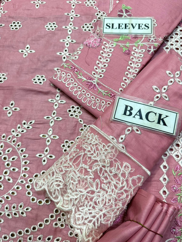 Bin Ilyas Pink Lawn Unstitched Replica Collection