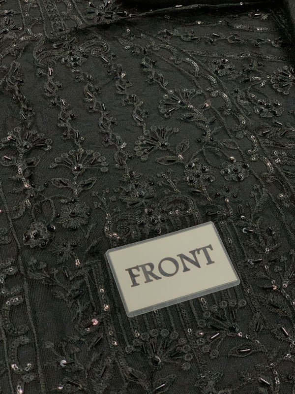 Kanwal Malik | Black - Net Collection Replica