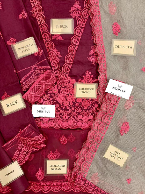 Zainab Chottani | Magenta - Luxury Lawn Collection Replica