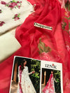 Iznik | White & Pink - Lawn Collection Replica