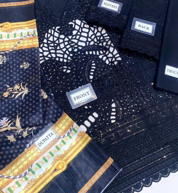 Bin Ilyas | Black - Chickenkari Collection Replica