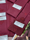 Azure | Maroon - Lawn Collection Replica