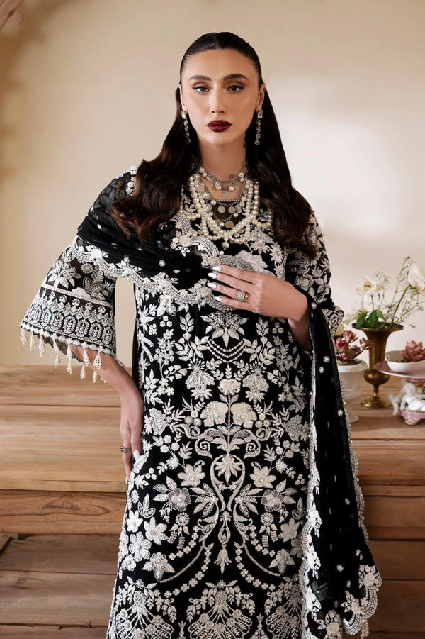 Serene | Black - Luxury Chiffon Collection Replica