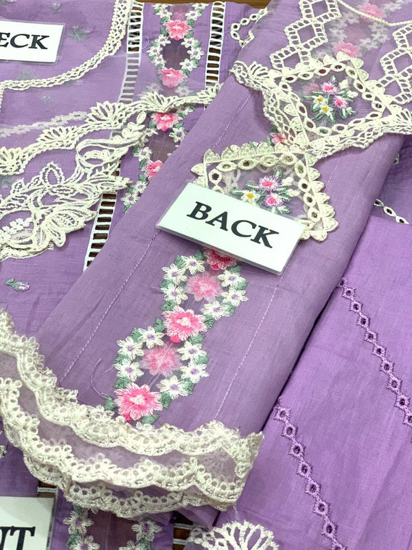 Crimson | Lavender - Lawn Collection Replica