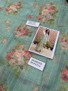 Farida Hasan | Aqua Floral -Swiss Lawn & Organza Collection Replica