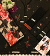 Iznik | Black Floral - Lawn Collection Replica