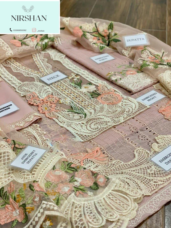 Crimson | Peach - Lawn Collection Replica