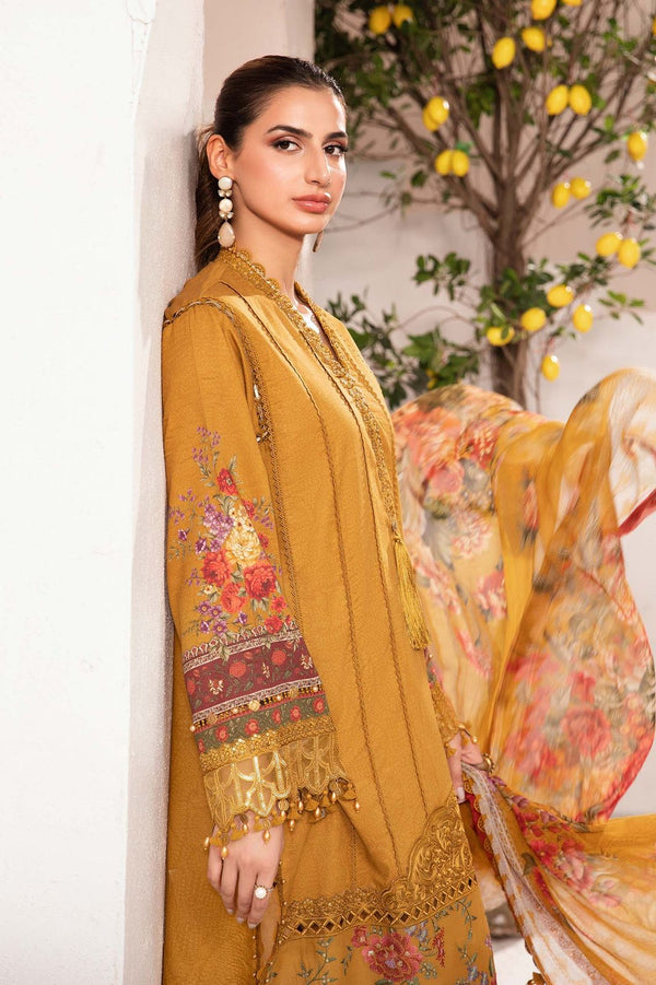 Maria B | Mustard - Printed Lawn Collection Replica