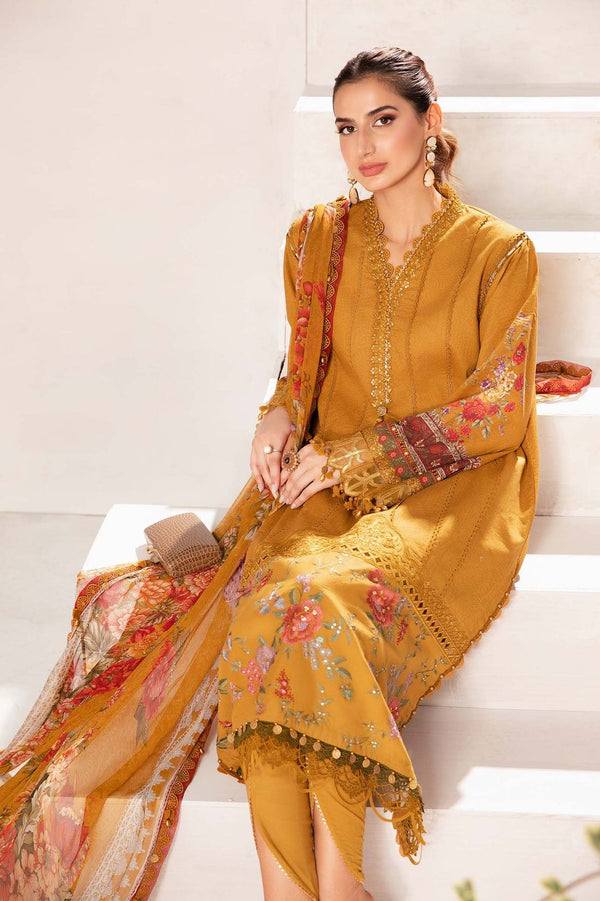 Maria B | Mustard - Printed Lawn Collection Replica