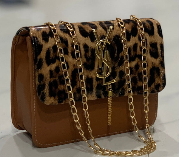 YSL Luxury Cheetah Crossbody