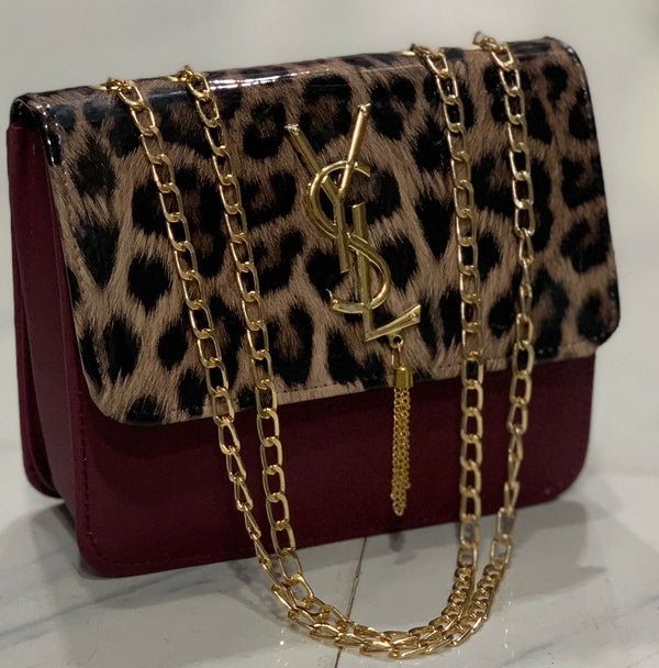 YSL Luxury Cheetah Crossbody