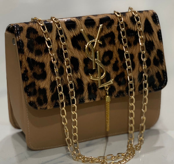 YSL Luxury Cheetah Crossbody