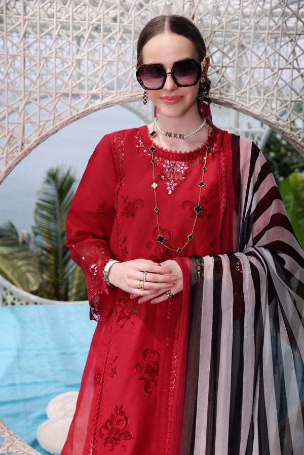 Sadia Asad | Red - Lawn & Cotton Collection Replica