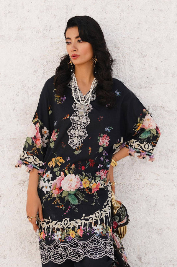 Sana Safinaz | Black - Printed Lawn Collection Replica