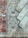Sardinia | Aqua & Pink - Lawn Cotton Collection Replica