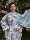Zainab Chottani | Sky Blue & White - Lawn Collection Replica