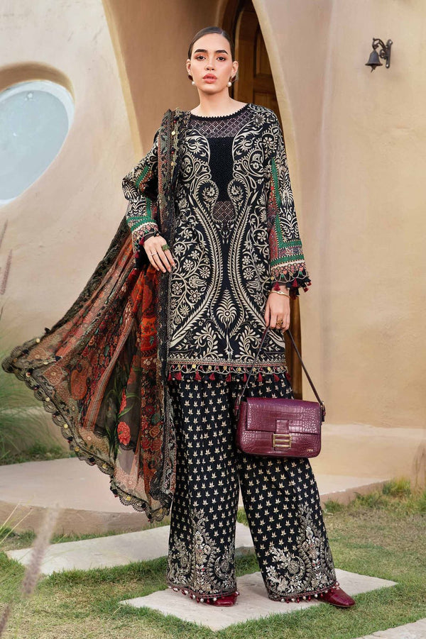 Maria B | Black - Printed Lawn Collection Replica