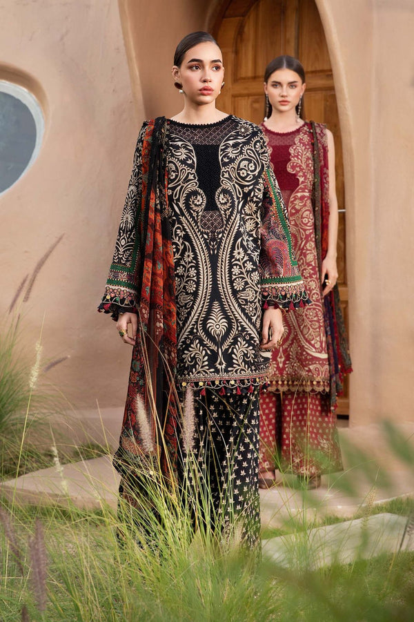 Maria B | Black - Printed Lawn Collection Replica