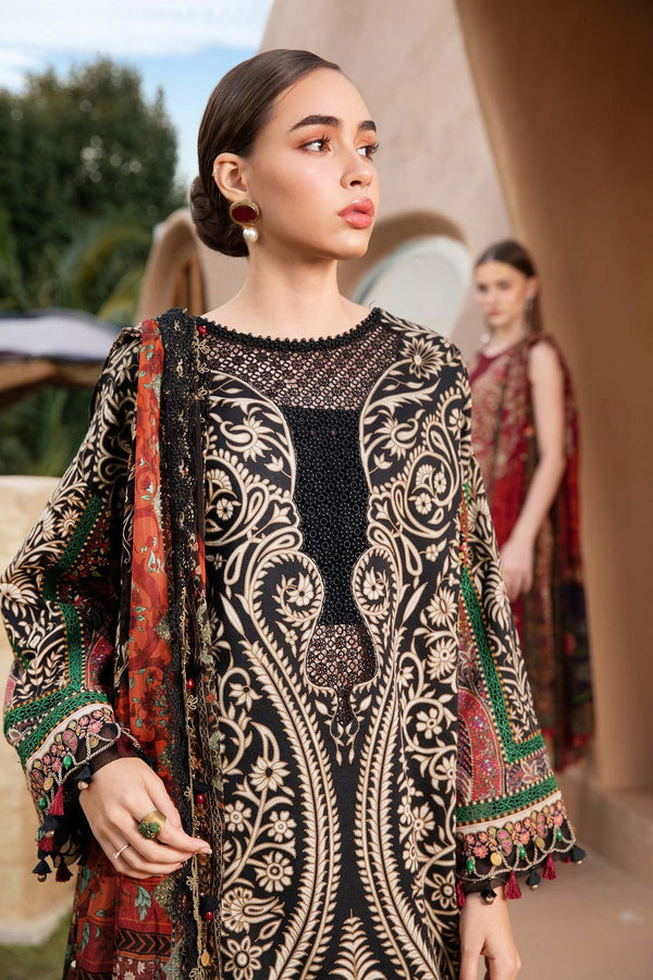 Maria B | Black - Printed Lawn Collection Replica