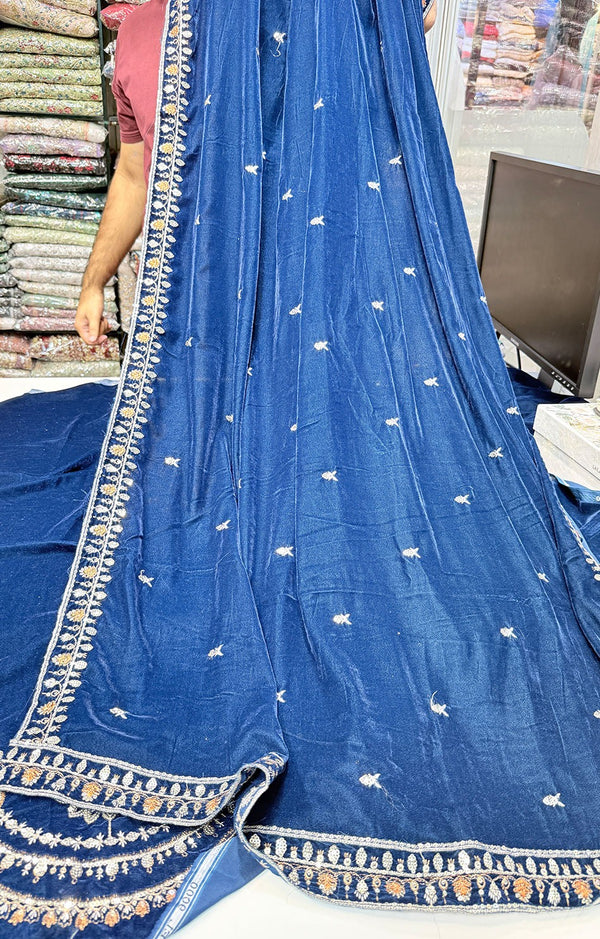 Batik Velvet 3Pc Navy