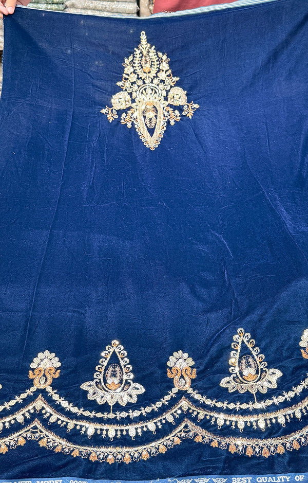 Batik Velvet 3Pc Navy