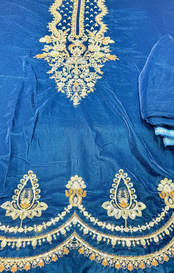 Batik Velvet 3Pc Navy