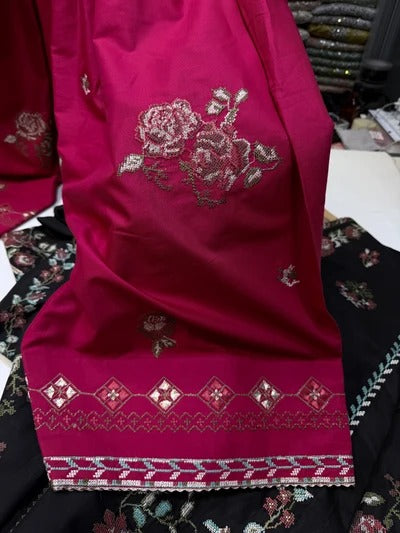 ETHNC BLACK & RED 2PC