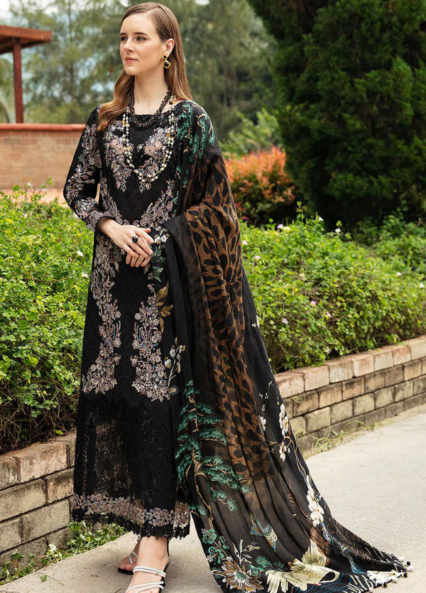 Ramsha |Black - Lawn Collection Replica