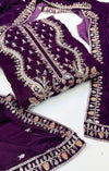Batik Velvet 3Pc Purple