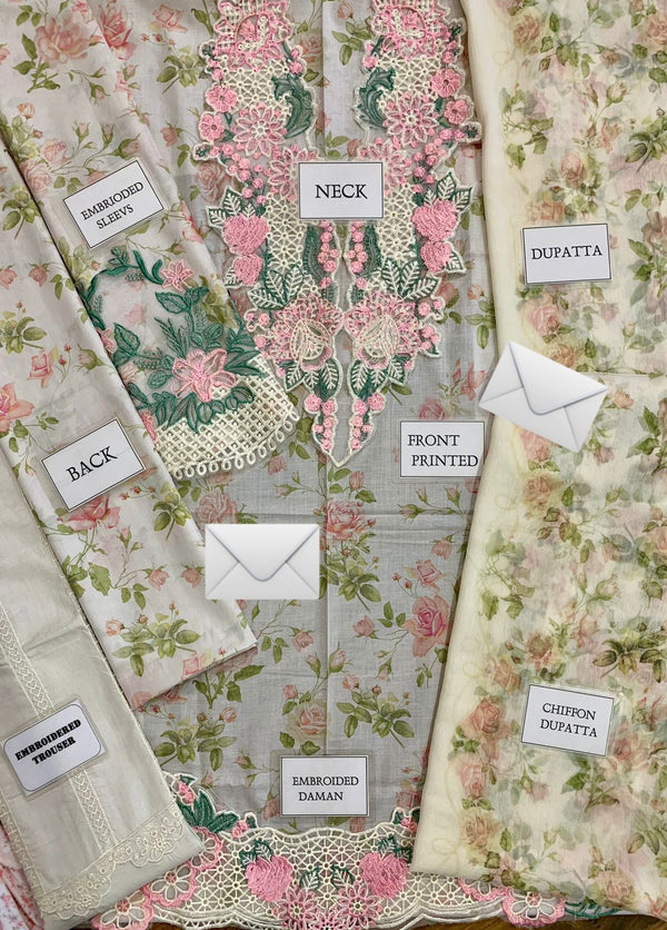 Crimson Pure Lawn Printed Collection Replica