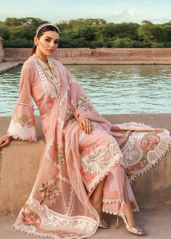 Crimson Pink Luxury Lawn Collection Replica