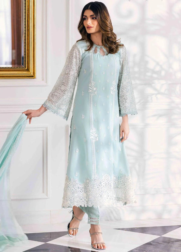 Azure | Sky Blue - Semi-Pure Chiffon Collection Replica