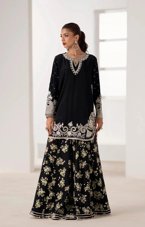 ETHNC VELVET BLACK 2PC