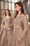Maria B Gold Embroidered Formal Organza Collection Replica