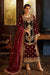 Zainab Chottani Maroon Velvet Formal Collection Replica