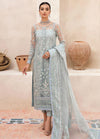 Gulaal Sky Blue Organza Bridal Collection Replica