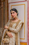 HARIS SHAKEEL - SILK IVORY GOLD