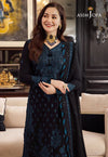 Asim Jofa Black Chiffon Formal Collection Replica