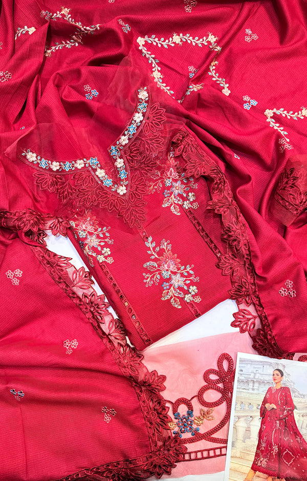 Maria.B Dhanak Shawl – 01 Luxe Edition