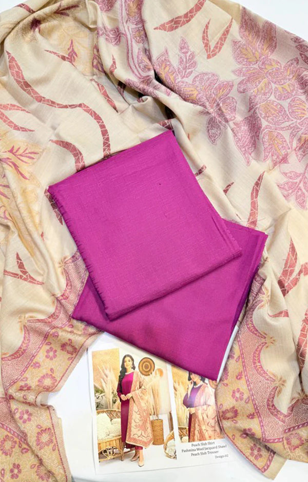 GOLDEN LEAF SHAWL SUIT