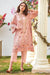 Farida Hasan Peach Luxury Lawn Collection Replica