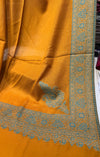Mustard Wool Shawl – Kashmiri Edition