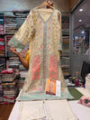 ETHNC SILK KAFTAN 2PC E-1210 STICHED