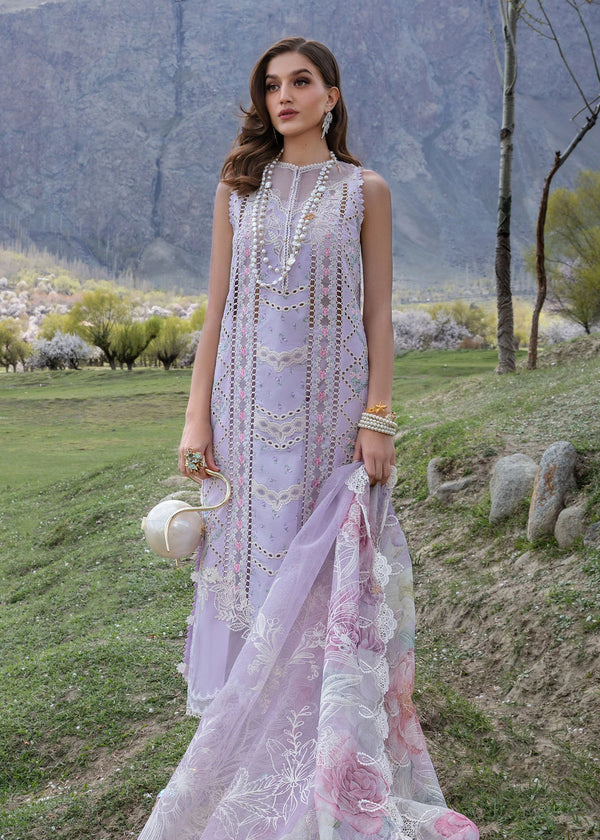 Crimson | Lavender - Lawn Collection Replica