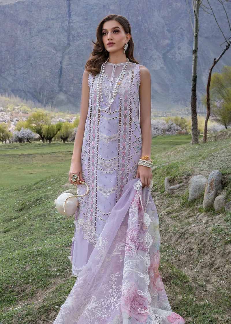 Crimson | Lavender - Lawn Collection Replica