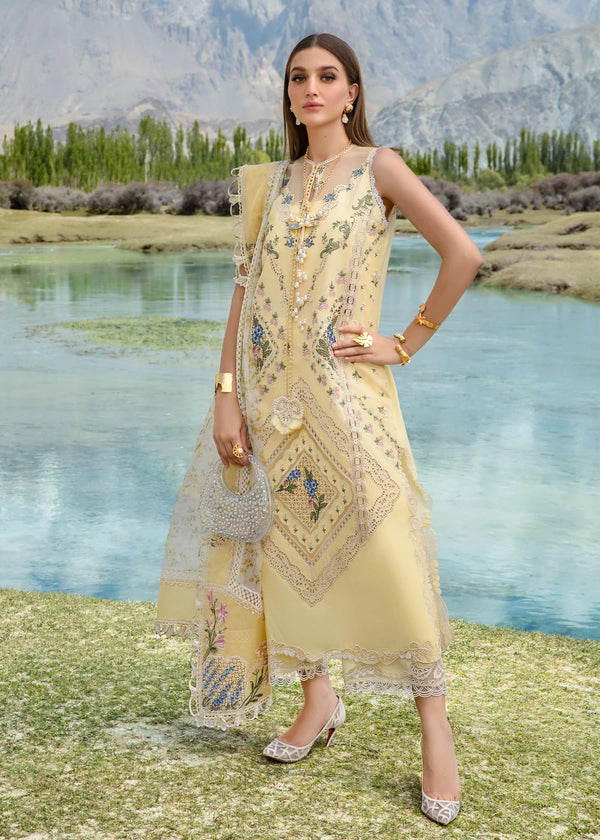 Crimson | Sunflower Yellow - Lawn & Cotton Collection Replica