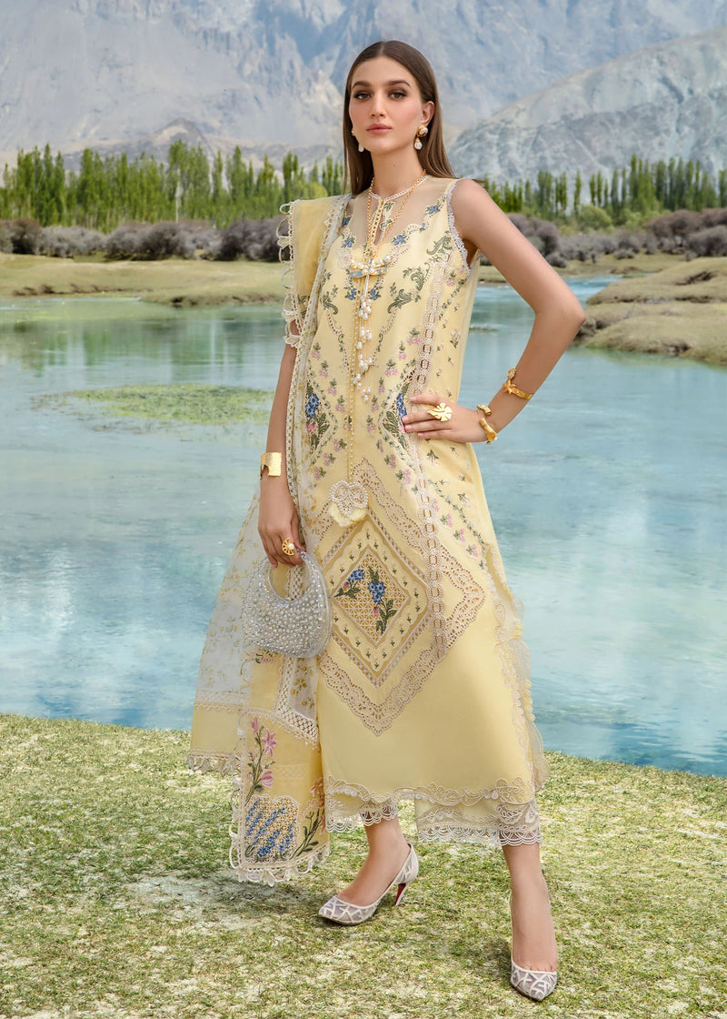 Crimson | Sunflower Yellow - Lawn & Cotton Collection Replica