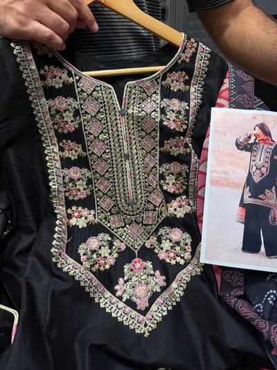 ETHNC KURTA SET DARBAR 3PC